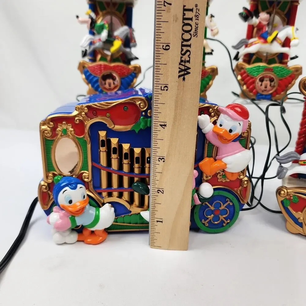 Mr. Christmas 1993 Mickey Holiday Carousel • Tested Works • Animated Ornaments